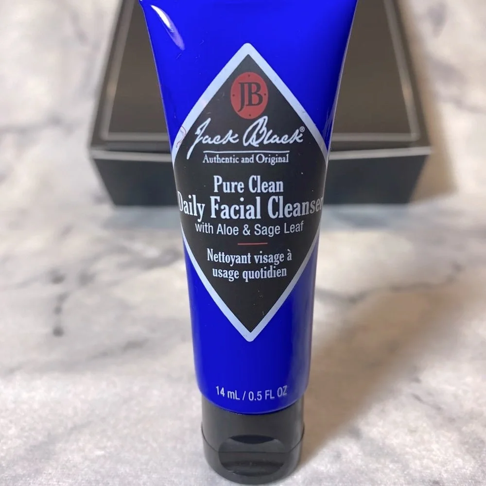Jack Black Men’s Skincare Set -Face Wash,Scrub,Shave&Body Cleanser-7pc-Boxed-NEW